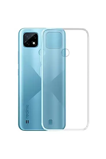  Realme C25 Kılıf Lüx  Silikon - Ürün Rengi : Şeffaf