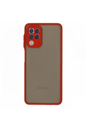  Samsung Galaxy A22 Kılıf Montreal Silikon Kapak - Ürün Rengi : Kırmızı
