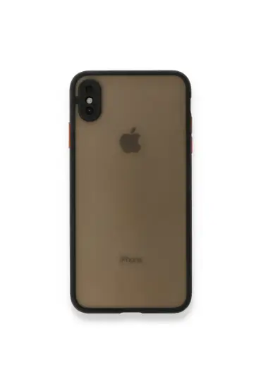  İphone Xs Max Kılıf Montreal Silikon Kapak - Ürün Rengi : Kırmızı