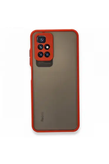  Xiaomi Redmi Note 11 4g Kılıf Montreal Silikon Kapak - Ürün Rengi : Kırmızı