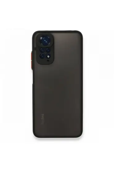  Xiaomi Redmi Note 11 Kılıf Montreal Silikon Kapak - Ürün Rengi : Siyah