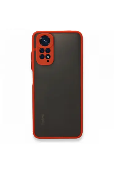  Xiaomi Redmi Note 11 Pro Kılıf Montreal Silikon Kapak - Ürün Rengi : Kırmızı