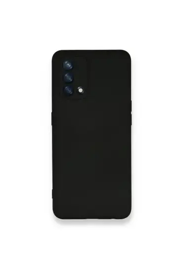  Oppo A74 4g Kılıf Nano İçi Kadife  Silikon - Ürün Rengi : Siyah