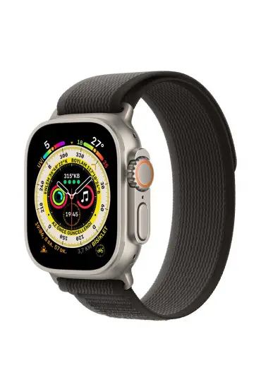  Apple Watch 38mm Trail Kordon - Ürün Rengi : Siyah-Gri