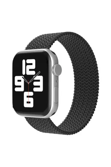  Apple Watch 42mm Ayarlı Solo Silikon Kordon - Ürün Rengi : Gri