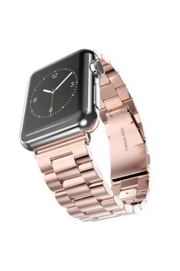  Apple Watch 41mm Metal Baklalı Kordon - Ürün Rengi : Gold