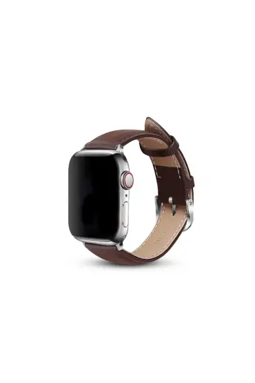  Apple Watch 42mm Nl26 Deri Kordon - Ürün Rengi : Siyah