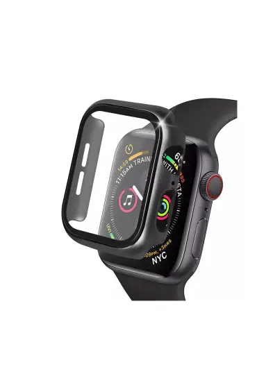  Apple Watch 40mm Camlı Kasa Ekran Koruyucu - Ürün Rengi : Kırmızı