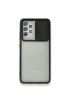  Samsung Galaxy A52 Kılıf Palm Buzlu Kamera Sürgülü Silikon - Ürün Rengi : Pembe