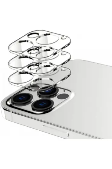  İphone 12 Kamera Lens Koruma Cam - Ürün Rengi : Şeffaf