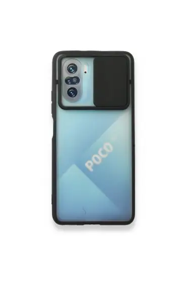  Xiaomi Poco F3 Kılıf Palm Buzlu Kamera Sürgülü Silikon - Ürün Rengi : Yeşil