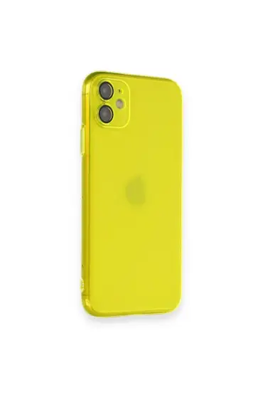  İphone 11 Kılıf Armada Lensli Kapak - Ürün Rengi : Sarı