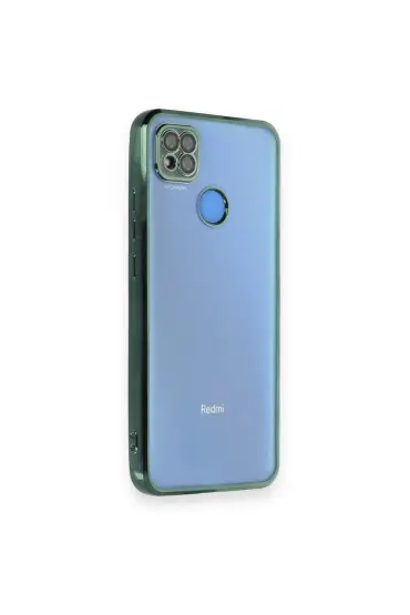  Xiaomi Redmi 9c Kılıf Razer Lensli Silikon - Ürün Rengi : Yeşil