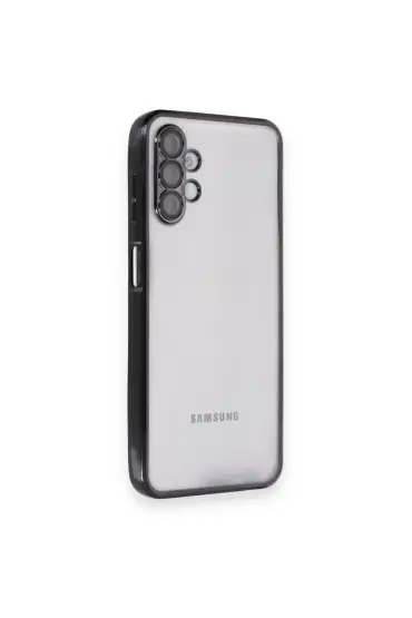  Samsung Galaxy A04s Kılıf Razer Lensli Silikon - Ürün Rengi : Siyah