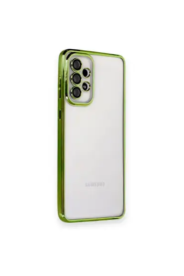  Samsung Galaxy A33 5g Kılıf Razer Lensli Silikon - Ürün Rengi : Gold