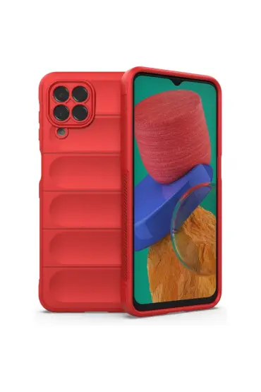  Samsung Galaxy M33 Kılıf Optimum Silikon - Ürün Rengi : Bordo