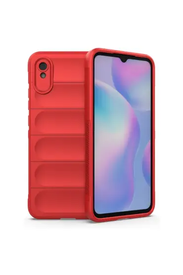  Xiaomi Redmi 9a Kılıf Optimum Silikon - Ürün Rengi : Kırmızı