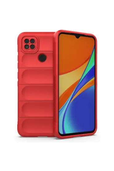  Xiaomi Redmi 9c Kılıf Optimum Silikon - Ürün Rengi : Kırmızı