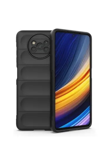  Xiaomi Pocophone X3 Kılıf Optimum Silikon - Ürün Rengi : Kırmızı