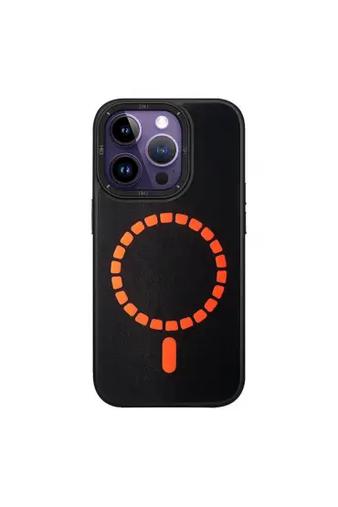  İphone 14 Pro Max Kılıf Hbc-156 Forum Magneticsafe Kapak - Ürün Rengi : Kahverengi