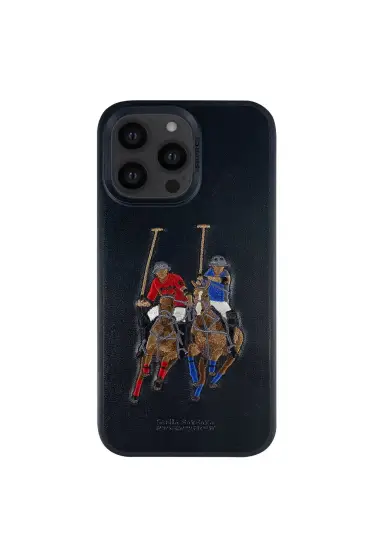  Santa Barbara Polo Racquet Club İphone 13 Pro Max Jockey Deri Kapak - Ürün Rengi : Kırmızı