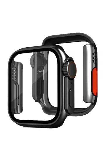  Apple Watch 40mm Watch 49mm Kasa Dönüştürücü Ve Ekran Koruyucu - Ürün Rengi : Gümüş