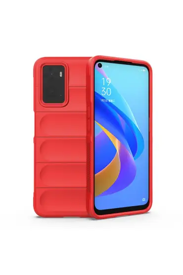  Realme 9i 4g Kılıf Optimum Silikon - Ürün Rengi : Kırmızı