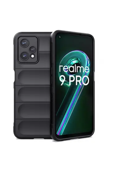  Realme 9 Pro 5g Kılıf Optimum Silikon - Ürün Rengi : Siyah