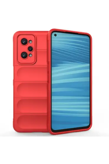  Realme Gt2 5g Kılıf Optimum Silikon - Ürün Rengi : Bordo