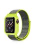  Apple Watch 40mm Hasırlı Cırtcırtlı Kasalı Kordon - Ürün Rengi : Gökkuşağı