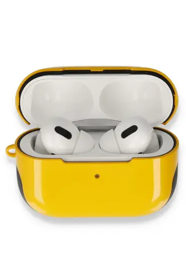  Airpods 3 (3.nesil) 3in1 Kılıf - Ürün Rengi : Sarı