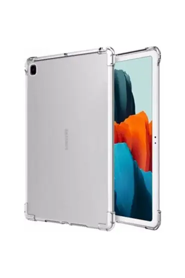  Samsung Galaxy P610 Tab S6 Lite 10.4 Kılıf Anti  Tablet Silikon - Ürün Rengi : Şeffaf