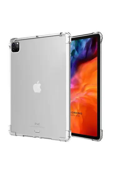  İpad Pro 11 (2018) Kılıf Anti  Tablet Silikon - Ürün Rengi : Şeffaf