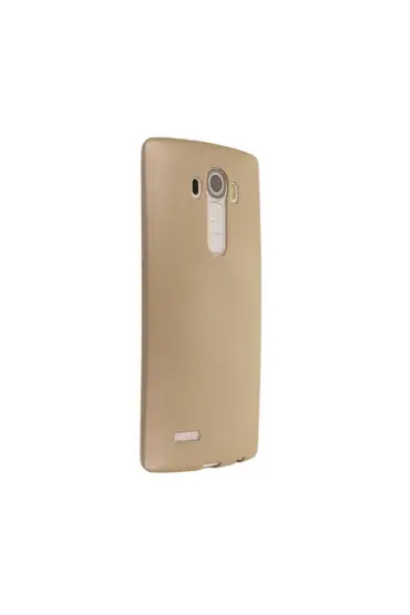  Lg G4 Kılıf First Silikon - Ürün Rengi : Gold