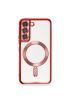  Samsung Galaxy S22 Kılıf Kross Magneticsafe Kapak - Ürün Rengi : Kırmızı