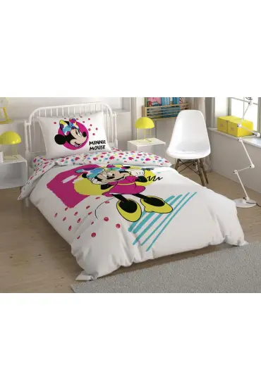 Minnie Colour Mayhem Tek Kişilik Nevresim Takımı