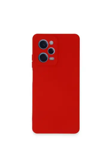  Xiaomi Redmi Note 12 5g Kılıf Nano İçi Kadife  Silikon - Ürün Rengi : Kırmızı