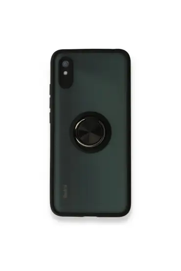  Xiaomi Redmi 9a Kılıf Montreal Yüzüklü Silikon Kapak - Ürün Rengi : Sarı