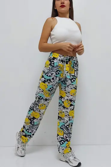  199 Dijital Baskılı Pijama Altı