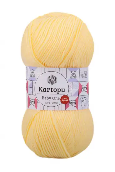 Kartopu Baby One El Örgü İpi  | Açık Sarı K331