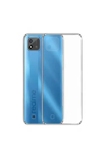  Realme C11 2021 Kılıf Lüx  Silikon - Ürün Rengi : Şeffaf