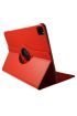  İpad Pro 12.9 (2018) Kılıf 360 Tablet Deri Kılıf - Ürün Rengi : Kırmızı
