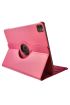  İpad Pro 12.9 (2018) Kılıf 360 Tablet Deri Kılıf - Ürün Rengi : Kırmızı