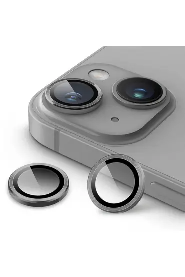  Urr İphone 15 3d Pvd Dioxide Kamera Lens Koruyucu - Ürün Rengi : Gümüş