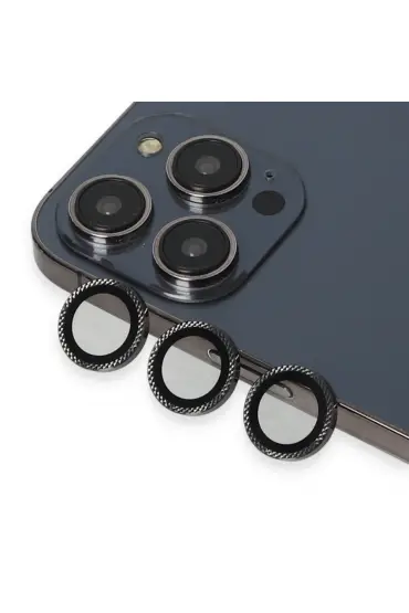  Urr İphone 14 Pro Max Rhomb Snakeskin Ar Kamera Lens Koruyucu - Ürün Rengi : Gold