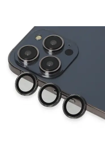  Urr İphone 14 Pro Max Rhomb Snakeskin Ar Kamera Lens Koruyucu - Ürün Rengi : Derin Mor