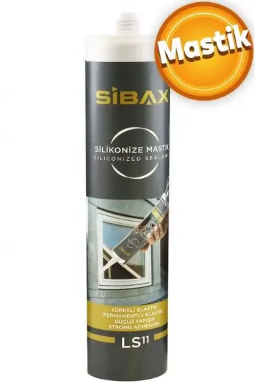  202 Sibax LS11 Silikonize Mastik 500 gr Beyaz