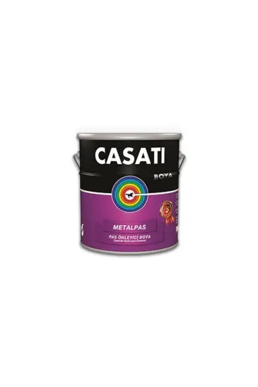  202 Casati Metalpas Pas Önleyici Boya Koyu Kahve 0,75 Litre