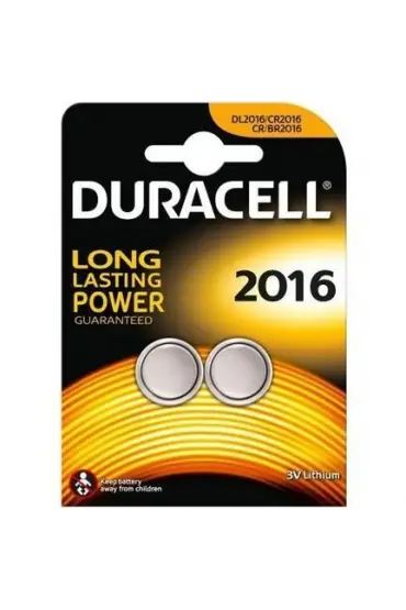  202 Duracell CR 2016 Lityum Pil 3 Volt 2 li Paket