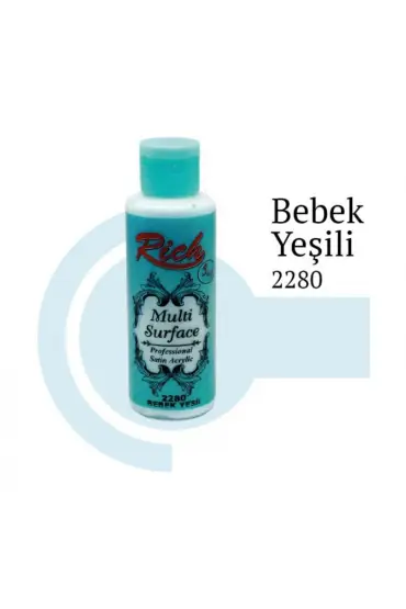  202 Rich Multi Surface 2280 Bebek Yeşili Akrilik Boya 130 cc